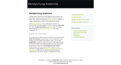 Desktop Screenshot of handyortungkostenlos.net