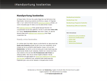 Tablet Screenshot of handyortungkostenlos.net